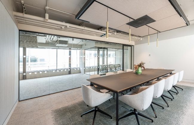 2 Artus Air AR60s installed in an office meeting room at 16 New Burlington Place